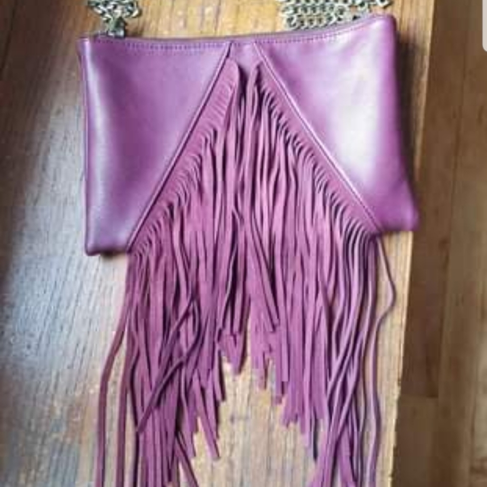 Street Level Fringe Crossbody Purse